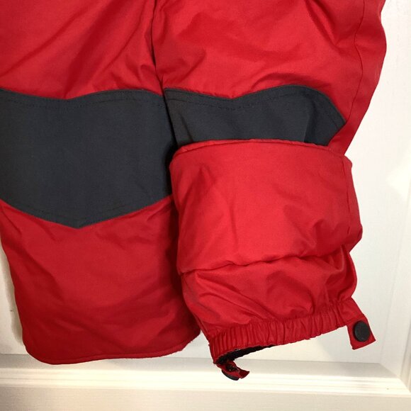 Souris Mini Toddler Girls Red Snow Pants With Bib 30 Months Warm Winter Skiing - Picture 9 of 11